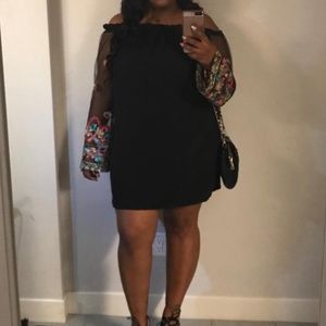 Cute off shoulder dress